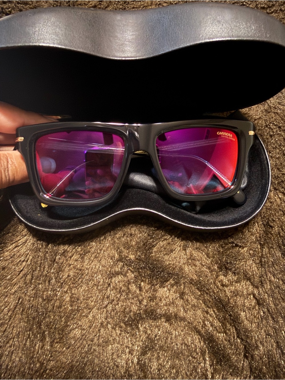 Carrera 305S festival edition with Purple-Red Mirrored Lenses